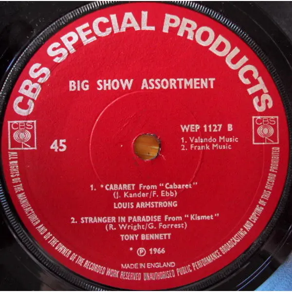 Various - Big Show Assortment 7 Inch Vinyl Single (7 Inch Record, EP, Mono) - NM/VG+ - Classical33.co.uk