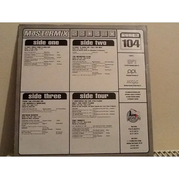 Music Factory Mastermix - Issue 104 Vinyl LP (2xLP Record, Compilation, Part Mixed) - M/M - Classical33.co.uk