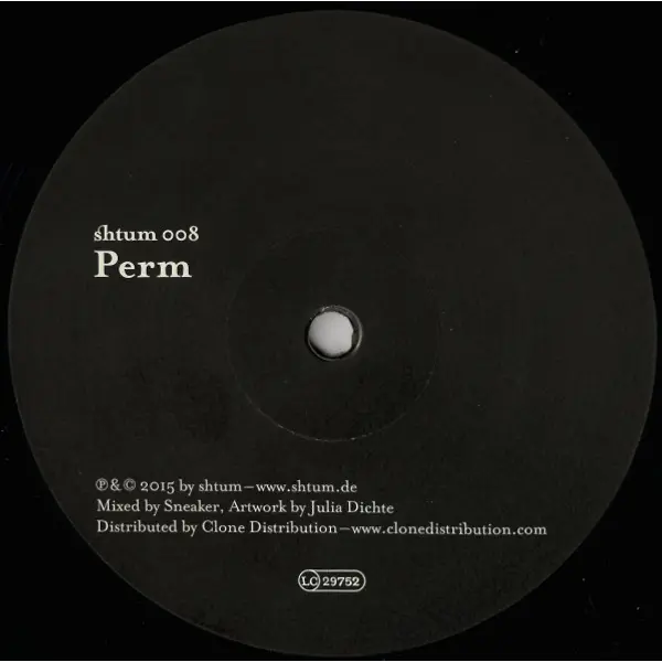 Perm (2) - Shtum 008 - All City Records