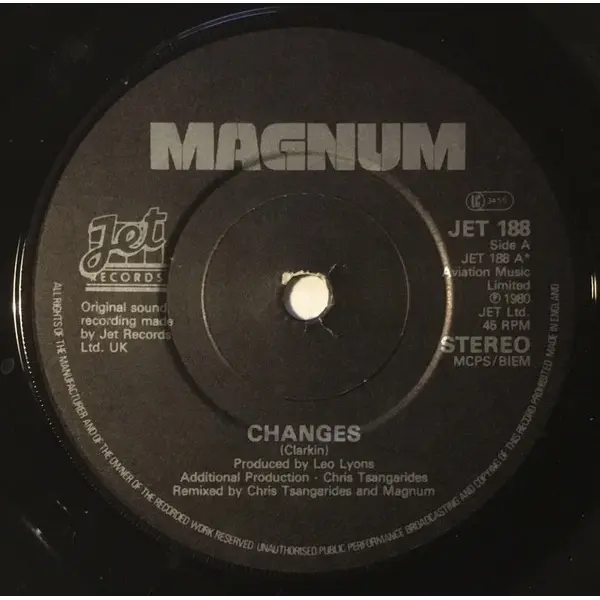 Magnum - Changes 7 Inch Vinyl Single (7 Inch Record) - VG+/VG+ - Classical33.co.uk