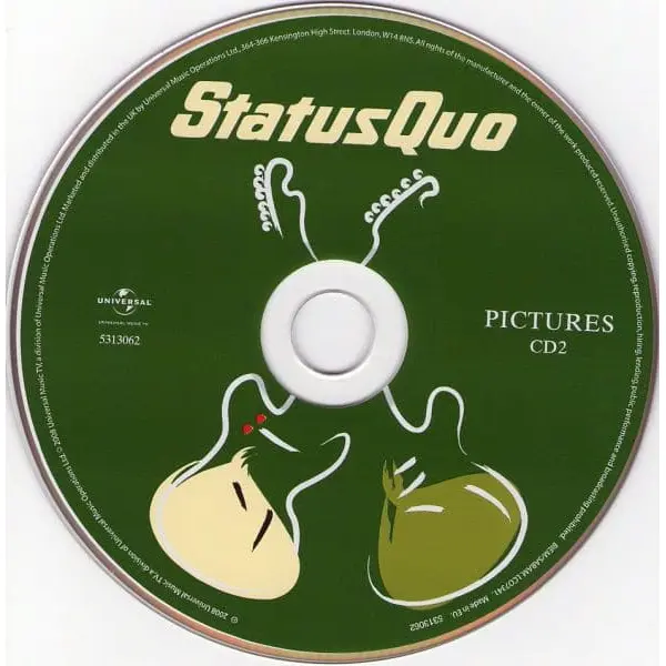 Status Quo - Pictures: 40 Years Of Hits (2xCD, Compilation) - NM/NM - Classical33.co.uk