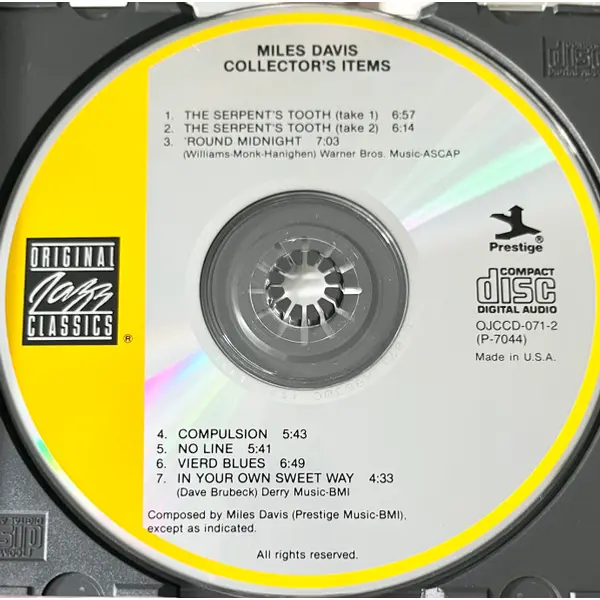 Miles Davis - Collectors' Items (CD, Album) - NM/NM - Classical33.co.uk