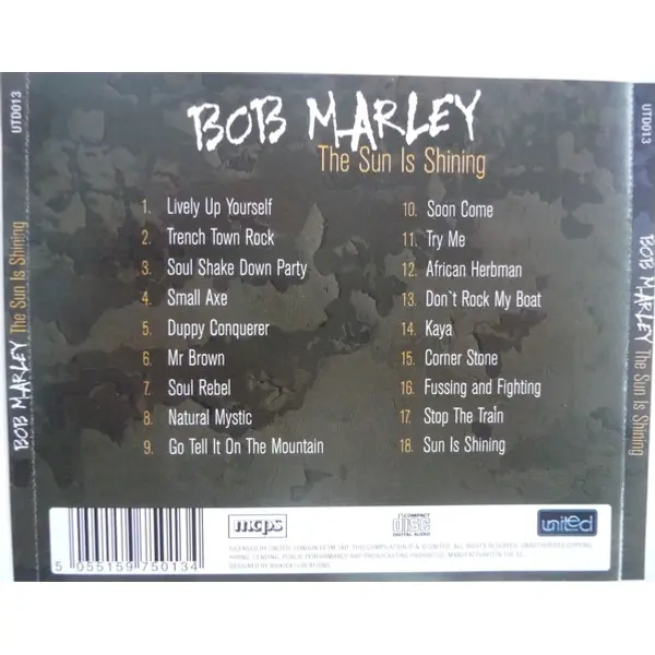 Bob Marley - The Sun Is Shining (CD, Compilation) - NM/NM - Classical33.co.uk