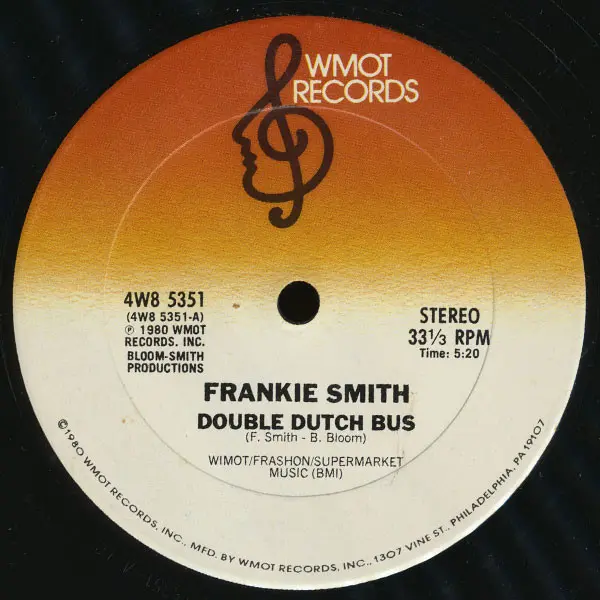 Frankie Smith - Double Dutch Bus - All City Records