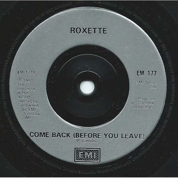 Roxette - Joyride 7 Inch Vinyl Single (7 Inch Record) - NM/VG+ - Classical33.co.uk