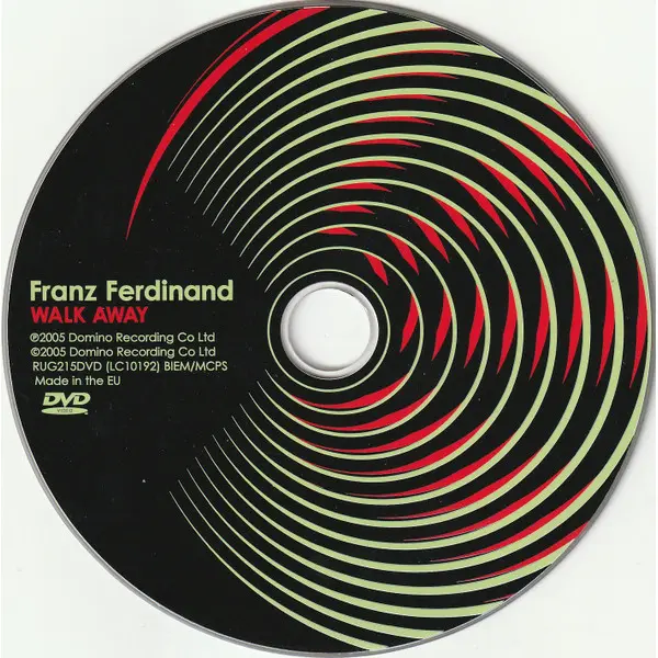 Franz Ferdinand - Walk Away (DVD-V, Single, PAL) - NM/NM - Classical33.co.uk