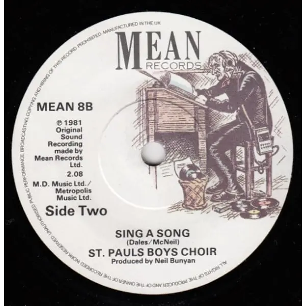 The St. Paul's Boys Choir - Let It Be 7 Inch Vinyl Single (7 Inch Record) - NM/VG+ - Classical33.co.uk