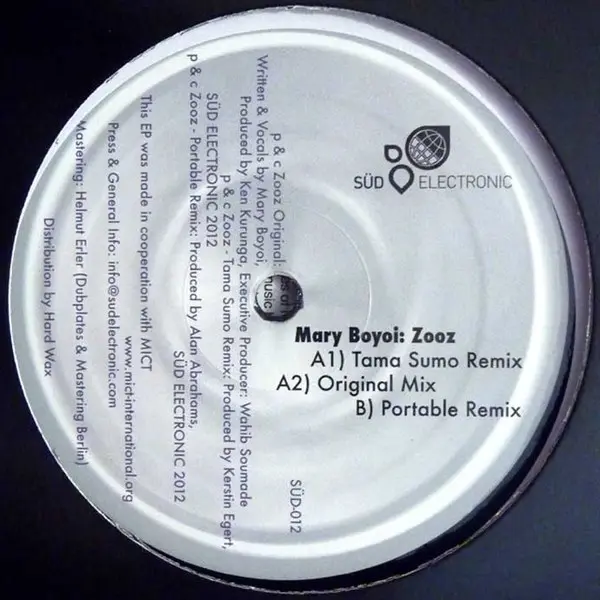 Mary Boyoi - Zooz - All City Records