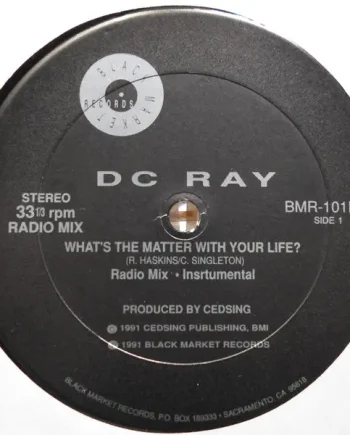DC Ray - What's The Matter With Your Life? 12 Inch Vinyl Single (12 Inch Record) - M/M - Classical33.co.uk