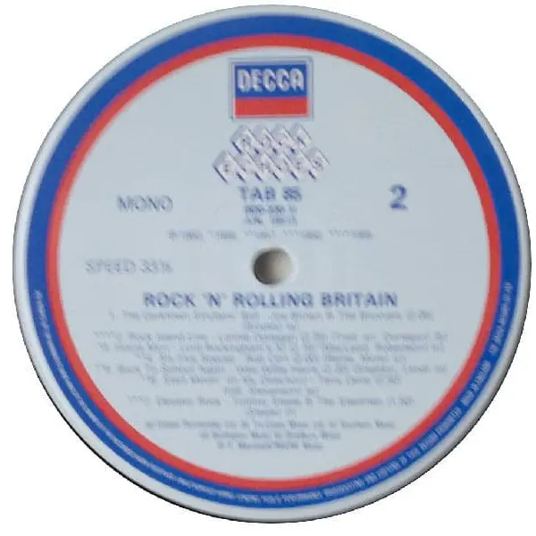 Rock 'N' Rolling Britain Vinyl LP (LP Record, Compilation, Mono) - VG+/VG+ - Classical33.co.uk