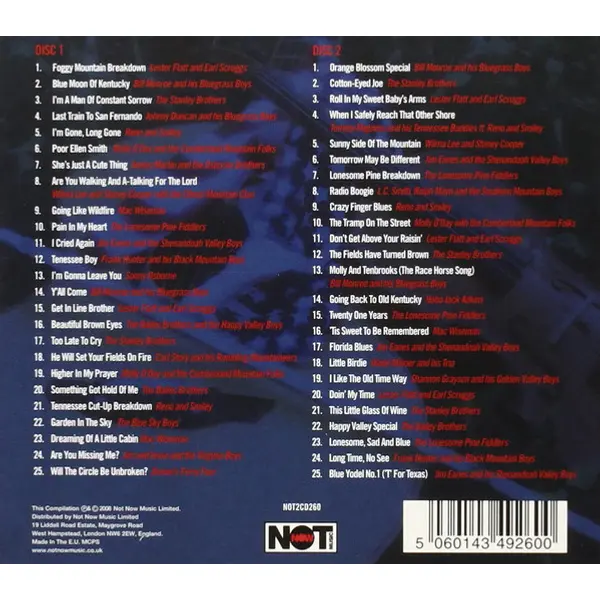 Essential Bluegrass Anthology (2xCD, Compilation) - VG+/VG+ - Classical33.co.uk
