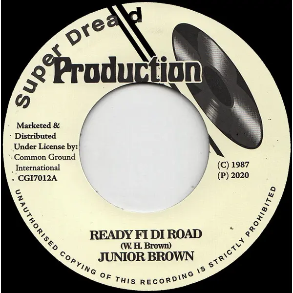 Junior W. Brown - Ready Fi Di Road - All City Records