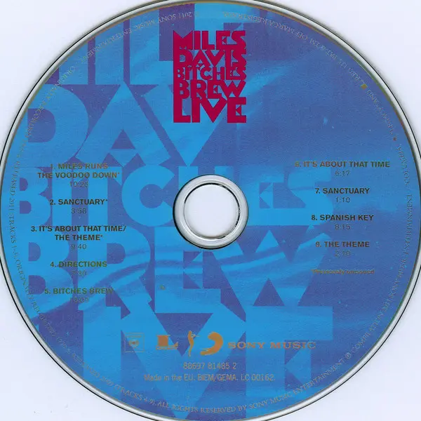Miles Davis - Bitches Brew Live (CD, Album, Compilation) - NM/NM - Classical33.co.uk