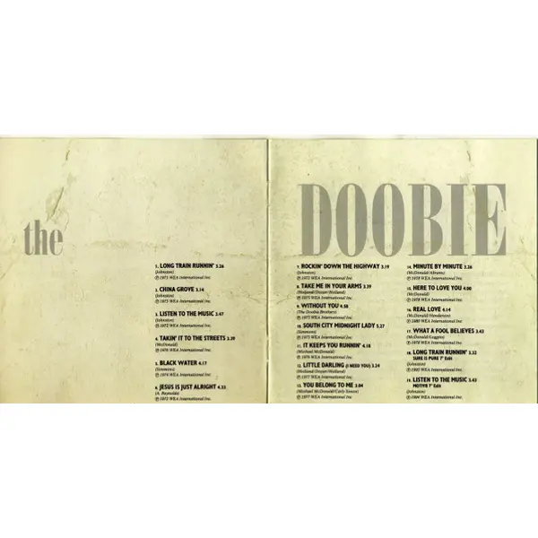The Doobie Brothers - Listen To The Music · The Very Best Of The Doobie Brothers (CD, Compilation, Cin) - NM/NM - Classical33.co.uk