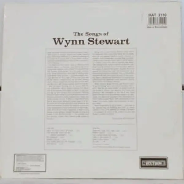 Wynn Stewart - The Songs Of Wynn Stewart Vinyl LP (LP Record, Album, Mono) - NM/NM - Classical33.co.uk
