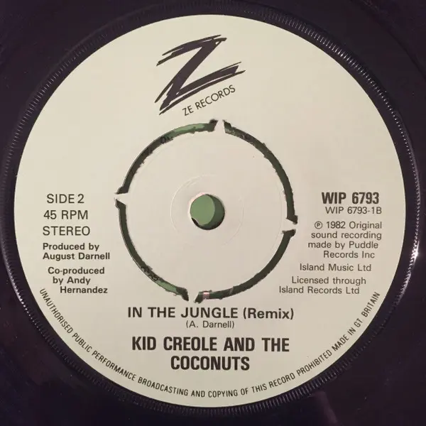 Kid Creole And The Coconuts - Stool Pigeon 7 Inch Vinyl Single (7 Inch Record) - NM/VG+ - Classical33.co.uk