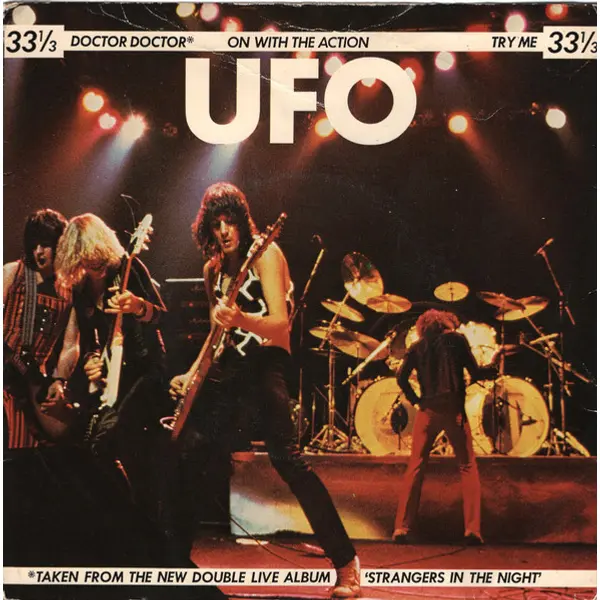 UFO - Doctor Doctor 7 Inch Vinyl Single (7 Inch Record, Clear Vinyl) - NM/VG - Classical33.co.uk