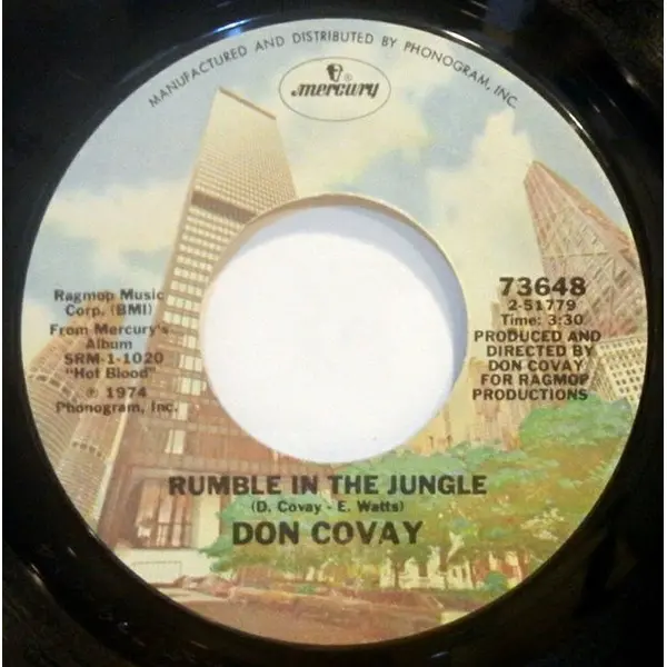 Don Covay - Rumble In The Jungle / We Can't Make It No More - All City Records