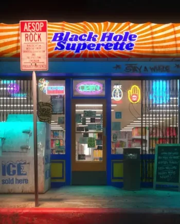 AESOP ROCK - BLACK HOLE SUPERETTE VINYL (LTD. ED. BLACK ICE 2LP W/ RAINBOW-FOIL GATEFOLD)