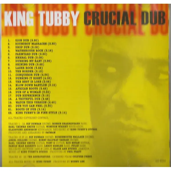 King Tubby - Crucial Dub (CD, Compilation) - NM/NM - Classical33.co.uk
