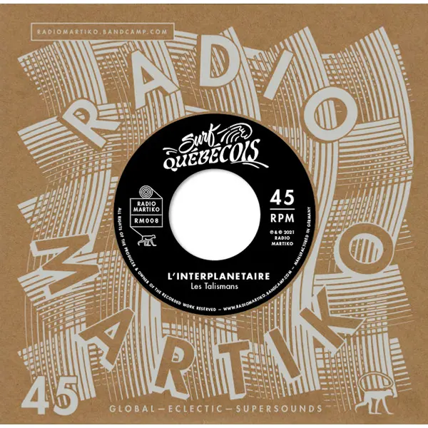 Les Talismans, Les Jaguars - L'Interplanetaire / Guitare Jet - All City Records