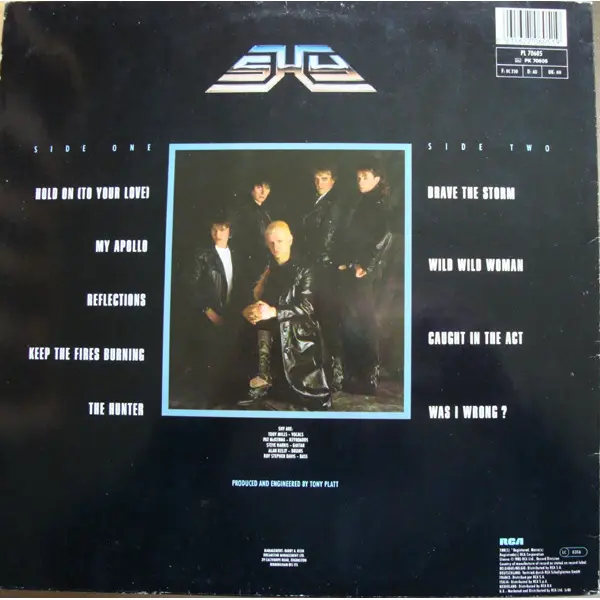 Shy - Brave The Storm Vinyl LP (LP Record, Album) - VG+/VG+ - Classical33.co.uk