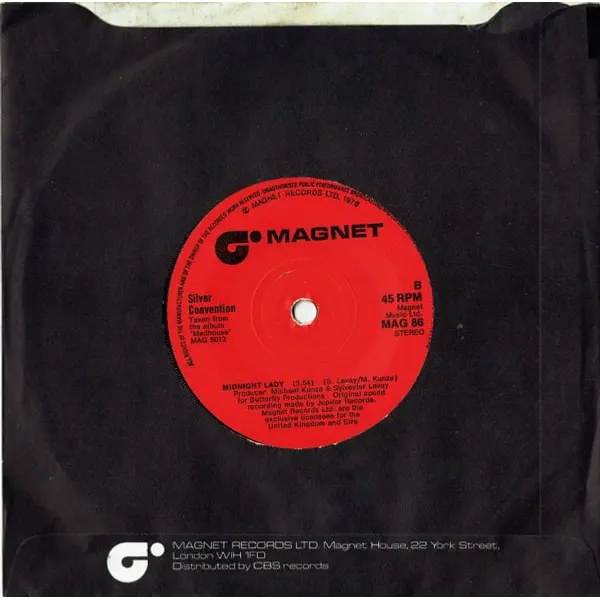 Silver Convention - Telegram 7 Inch Vinyl Single (7 Inch Record) - NM/Generic - Classical33.co.uk