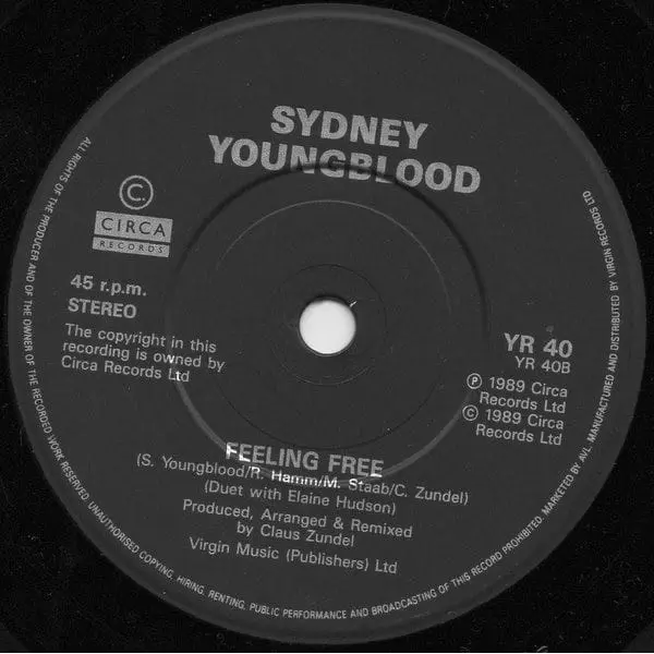 Sydney Youngblood - Sit And Wait 7 Inch Vinyl Single (7 Inch Record) - VG/VG+ - Classical33.co.uk