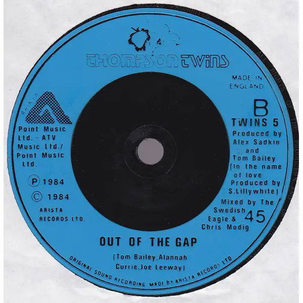 Thompson Twins - Sister Of Mercy 7" Vinyl Single (7 inch Record) (45 Record) - VG+/VG+ - Classical33.co.uk
