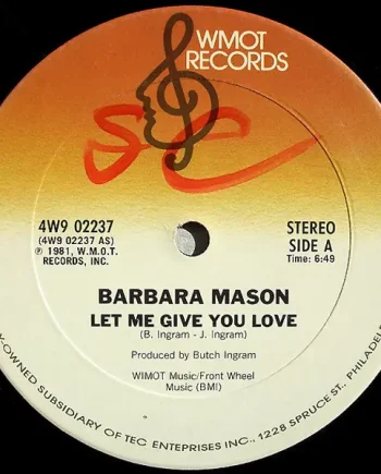 Barbara Mason - Let Me Give You Love - All City Records