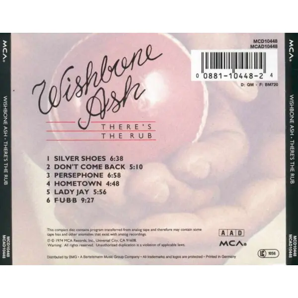 Wishbone Ash - There's The Rub (CD, Album) - NM/NM - Classical33.co.uk