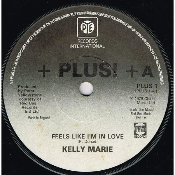 Kelly Marie - Feels Like I'm In Love 7 Inch Vinyl Single (7 Inch Record) - NM/Generic - Classical33.co.uk