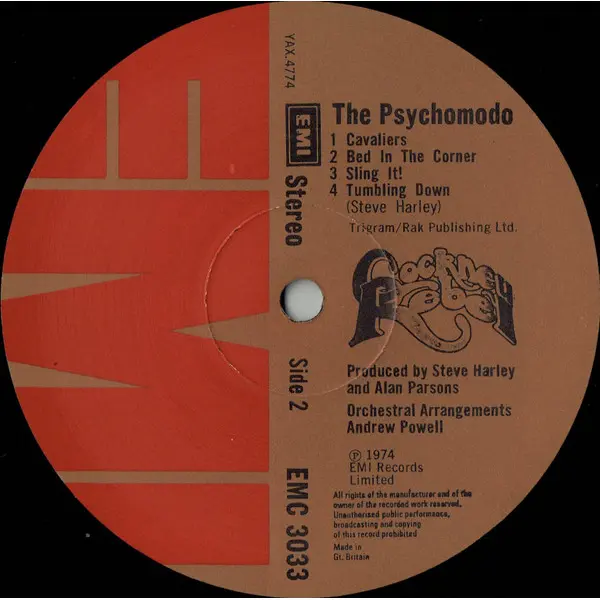 Cockney Rebel - The Psychomodo Vinyl LP (LP Record, Album) - NM/VG+ - Classical33.co.uk