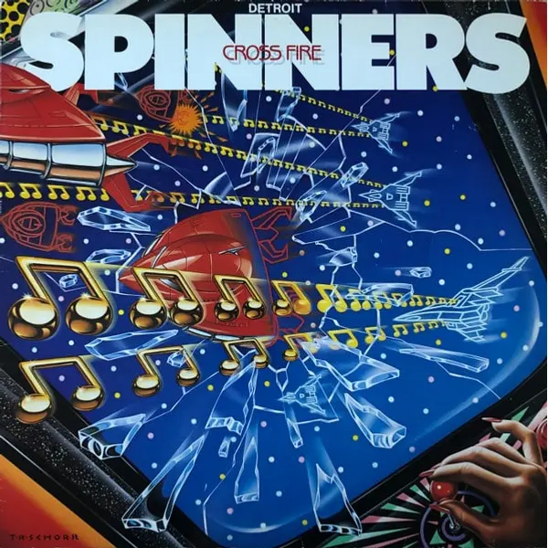 Spinners - Cross Fire Vinyl LP (LP Record, Album) - NM/VG+ - Classical33.co.uk