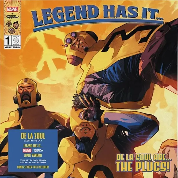 DE LA SOUL - CABIN IN THE SKY VINYL (LTD. MARVEL 'LEGEND HAS IT SERIES' ED. 'SOLAR FLARE' 2LP GATEFOLD)