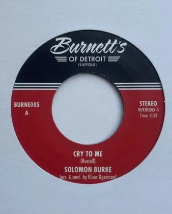 Solomon Burke / Mel Tormé – Cry To Me / Comin' Home Baby | VinylSelector.com