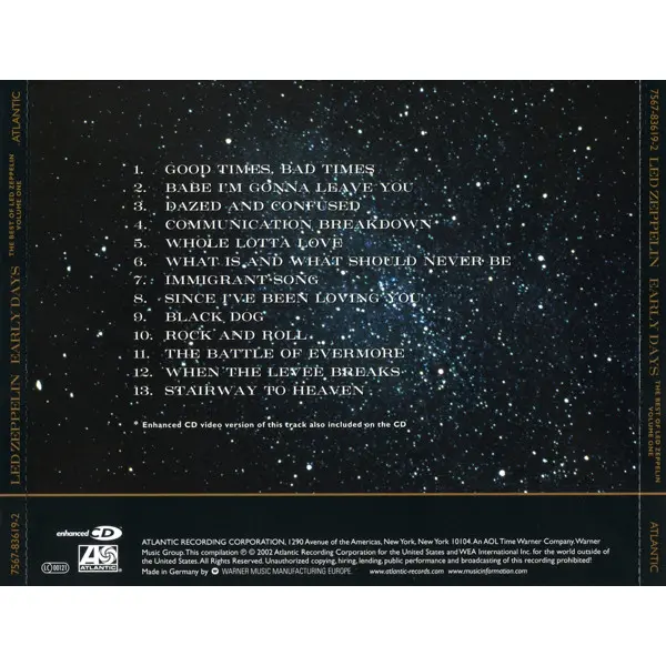 Led Zeppelin - The Very Best Of Led Zeppelin - Early Days and Latter Days (2xCD, Compilation) - NM/NM - Classical33.co.uk