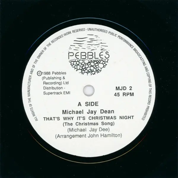 Michael Jay Dean - That's Why It's Christmas Night 7 Inch Vinyl Single (7 Inch Record) - NM/NM - Classical33.co.uk