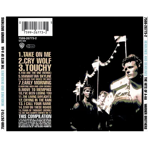 a-ha - Headlines And Deadlines (The Hits Of A-Ha) (CD, Compilation) - NM/NM - Classical33.co.uk