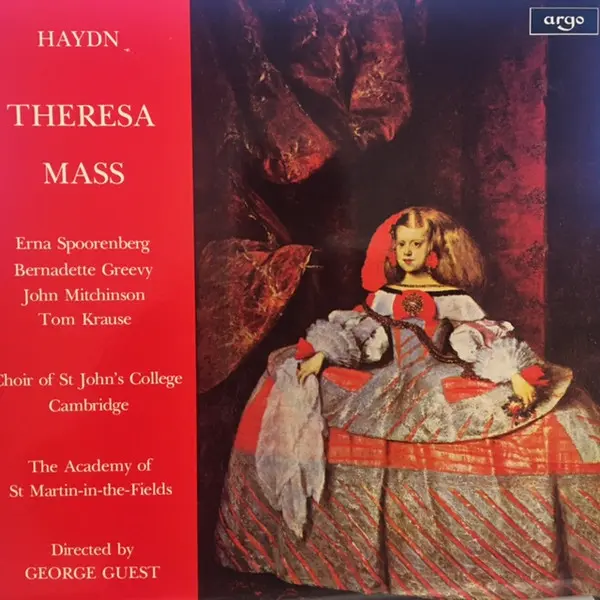 Haydn / Erna Spoorenberg, Bernadette Greevy, John Mitchinson, Tom Krause, Choir Of St. John's College, Cambridge, The Academy Of St. Martin-in-the-Fields Directed By George Guest - Theresa Mass Vinyl LP (LP Record) - NM/NM - Classical33.co.uk