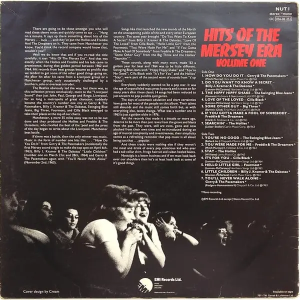 Hits Of The Mersey Era Volume One Vinyl LP (LP Record, Compilation, Mono) - VG+/VG+ - Classical33.co.uk