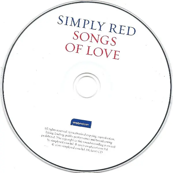 Simply Red - Songs Of Love (CD, Compilation) - NM/NM - Classical33.co.uk