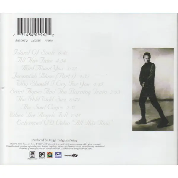 Sting - The Soul Cages (CD, Album) - NM/NM - Classical33.co.uk