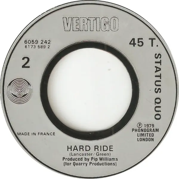 Status Quo - Whatever You Want 7 Inch Vinyl Single (7 Inch Record) (45 Record) - VG+/VG+ - Classical33.co.uk