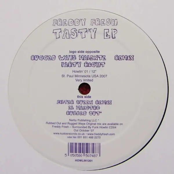 Freddy Fresh - Tasty EP - All City Records