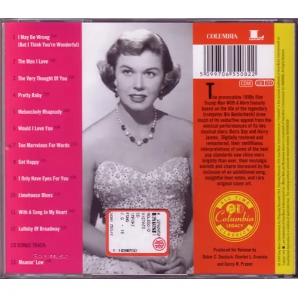Doris Day And Harry James - Young Man With A Horn (Songs From The Warner Bros. Production) (CD, Album) - NM/NM - Classical33.co.uk