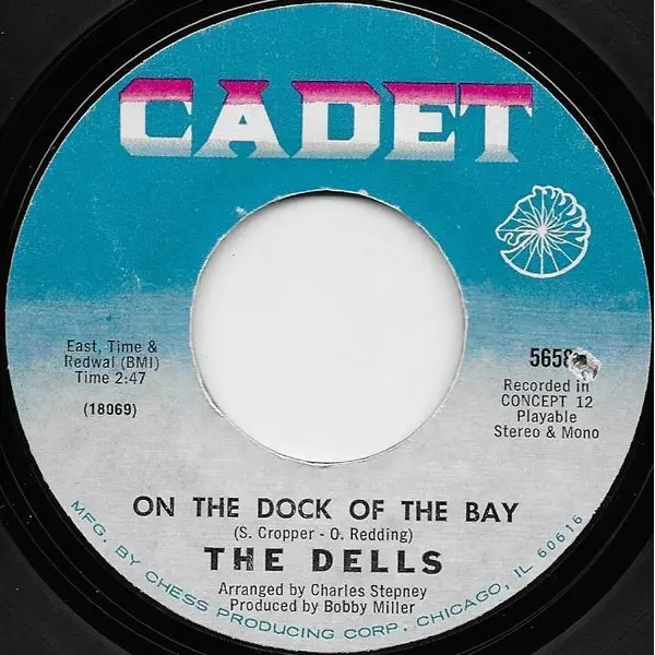 Dells, The - On The Dock Of The Bay / When I'm In Your Arms - All City Records