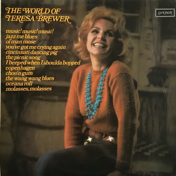 Teresa Brewer - The World Of Teresa Brewer Vinyl LP Album (LP Record) - NM/VG+ - Classical33.co.uk