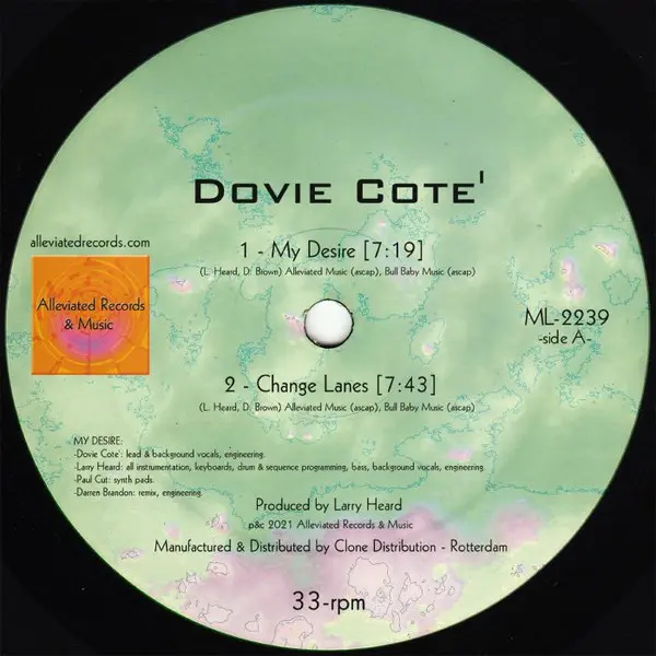 Dovie Cotè - Dovie Cote' EP - All City Records
