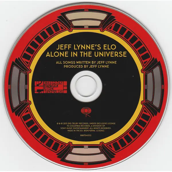 ElecTrifoldc Light Orchestra - Alone In The Universe (CD, Album) - VG+/VG+ - Classical33.co.uk